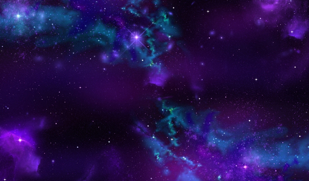 Screenshot №1 pro téma Starry Purple Night 1024x600
