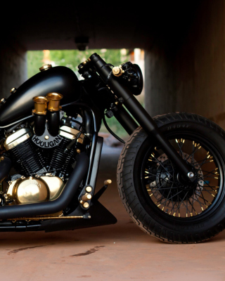 Bobber Hooligan Bike - Obrázkek zdarma pro 480x800