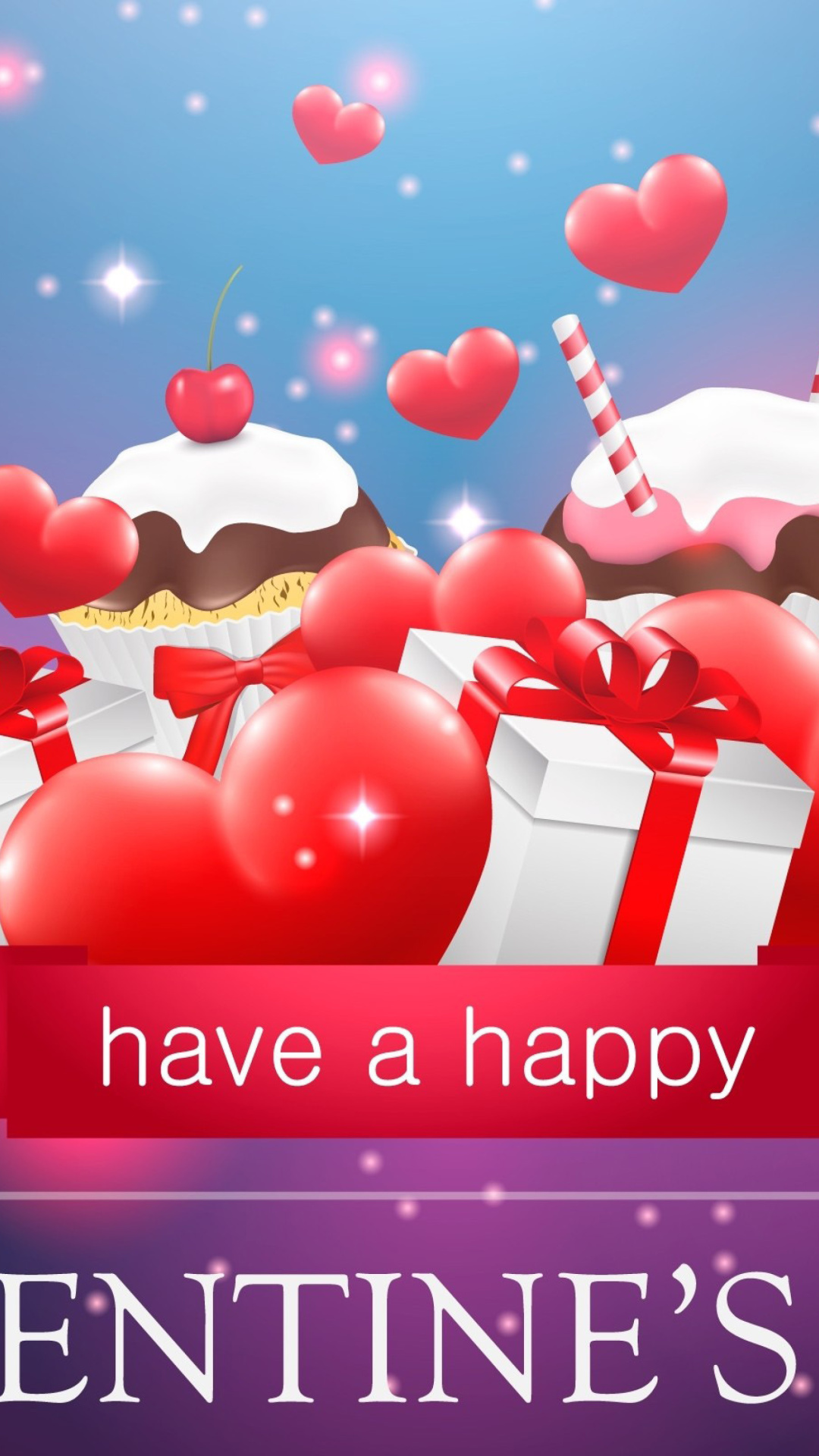 Sfondi Happy Valentines Day 1080x1920