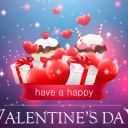 Fondo de pantalla Happy Valentines Day 128x128