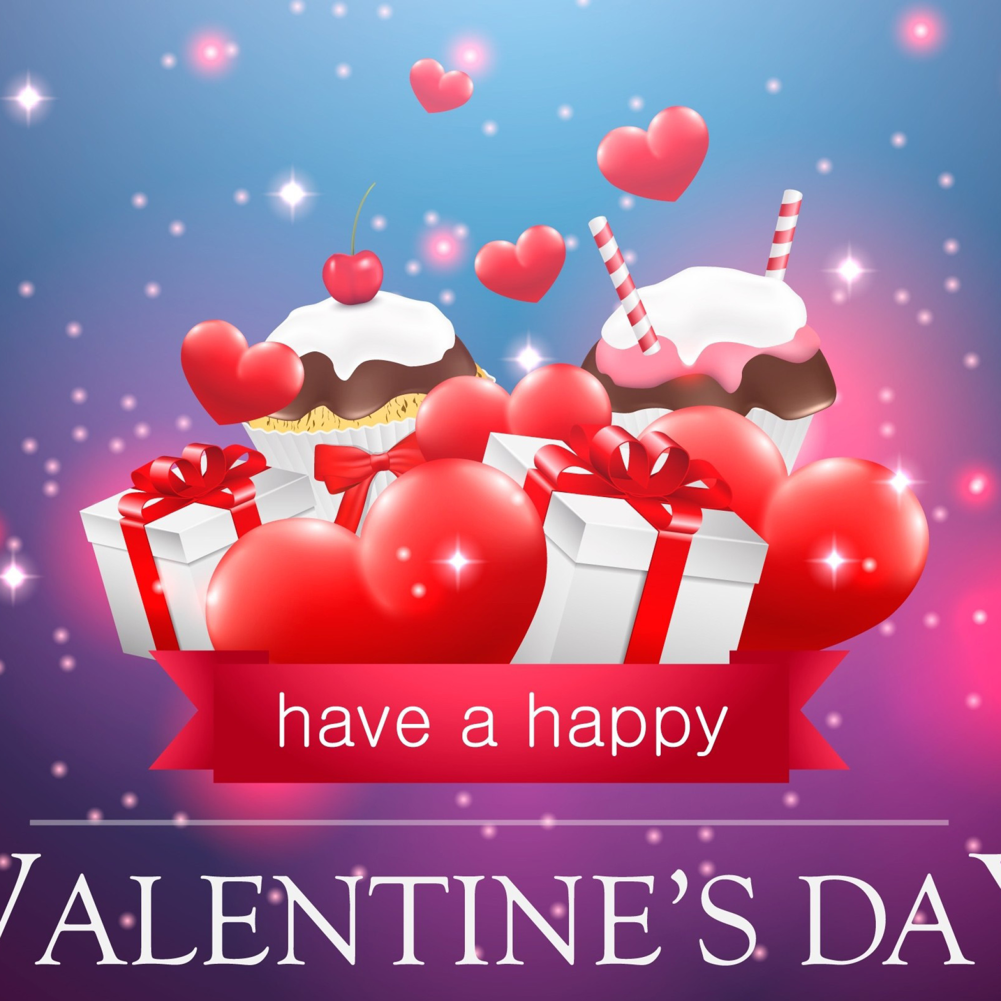 Fondo de pantalla Happy Valentines Day 2048x2048
