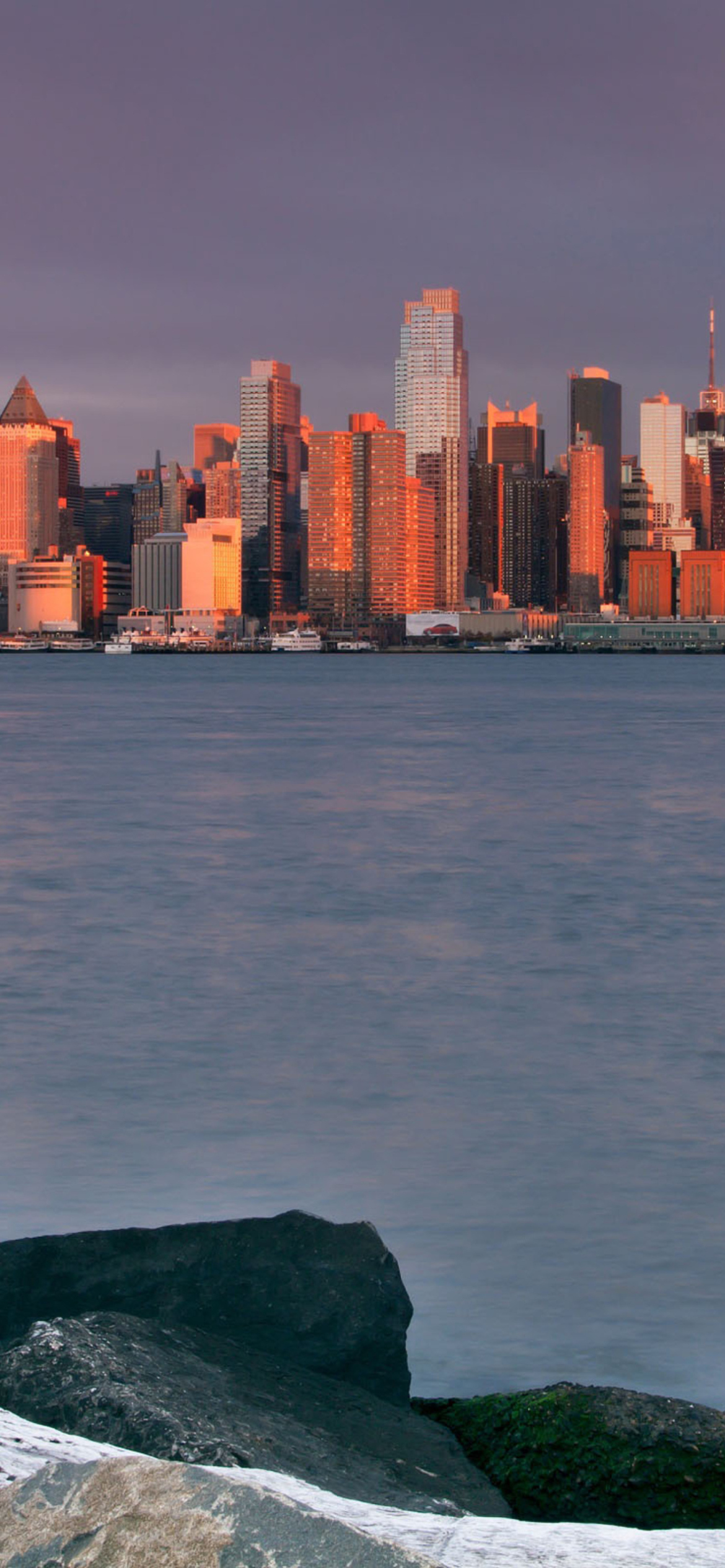 Screenshot №1 pro téma Sunrise Over Manhattan 1170x2532