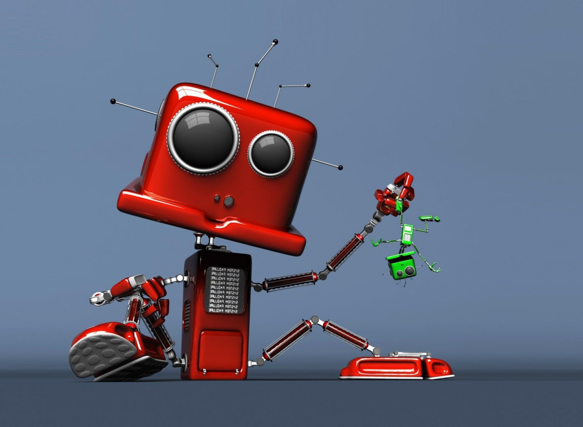 Sfondi Red Robot 1920x1408