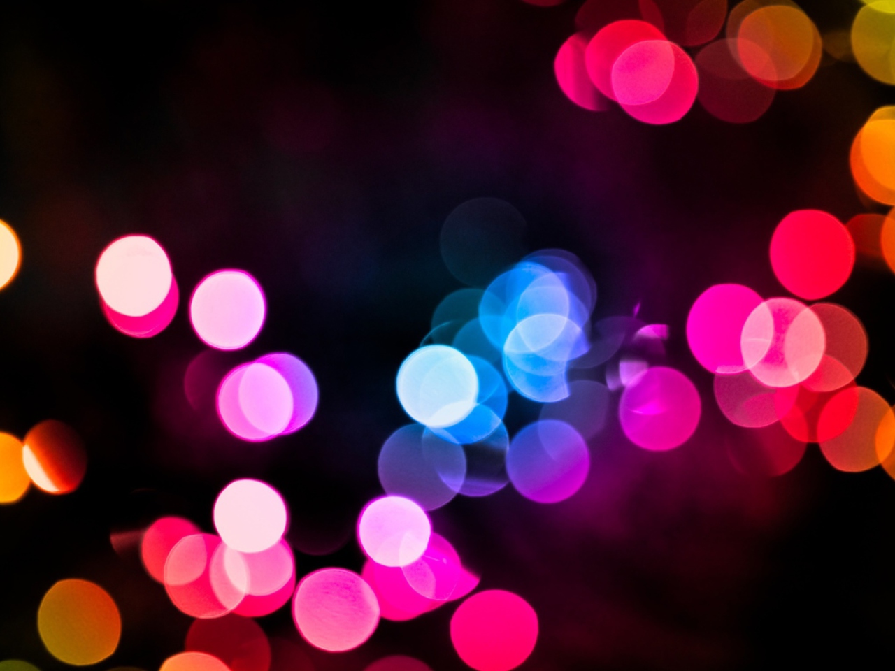 Das Colored Light Dots Wallpaper 1280x960