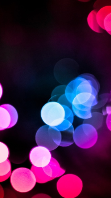 Fondo de pantalla Colored Light Dots 360x640