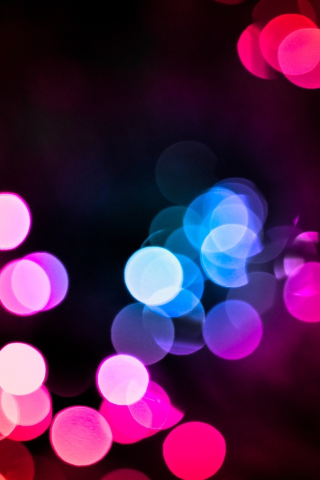 Screenshot №1 pro téma Colored Light Dots 640x960