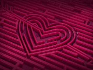 Claret Heart wallpaper 320x240