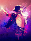 Fondo de pantalla Michael Jackson Art 132x176