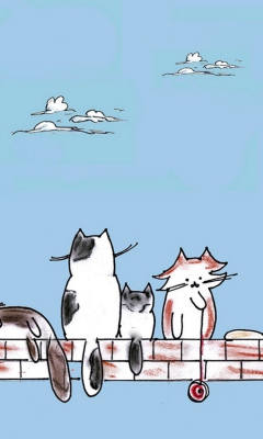 Fondo de pantalla Cats 240x400