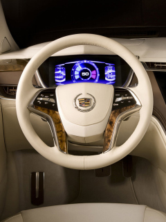 Fondo de pantalla Car Wheel Interior 240x320