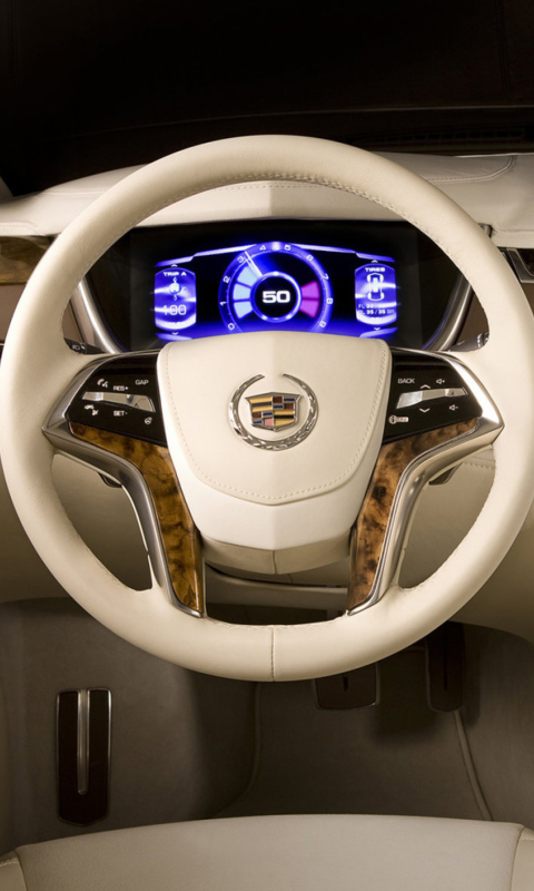 Das Car Wheel Interior Wallpaper 480x800