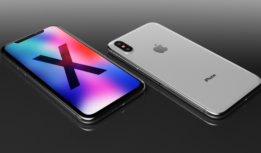 Обои IPhone X Smartphone 1024x600