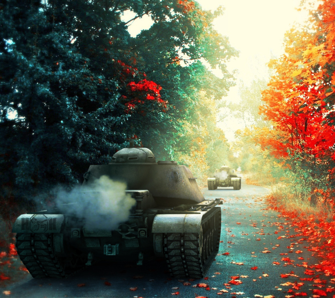 T 54 World of Tanks wallpaper 1080x960