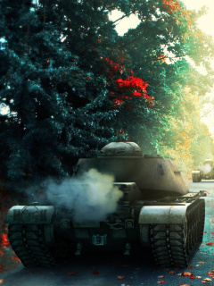 T 54 World of Tanks screenshot #1 240x320