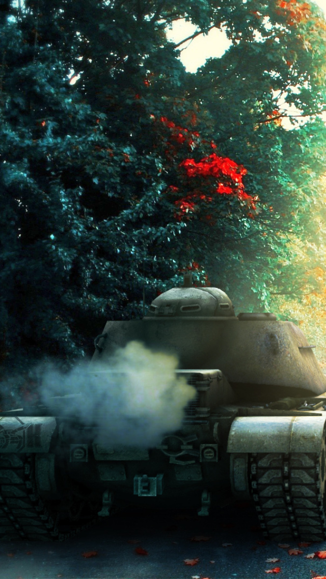 T 54 World of Tanks wallpaper 640x1136