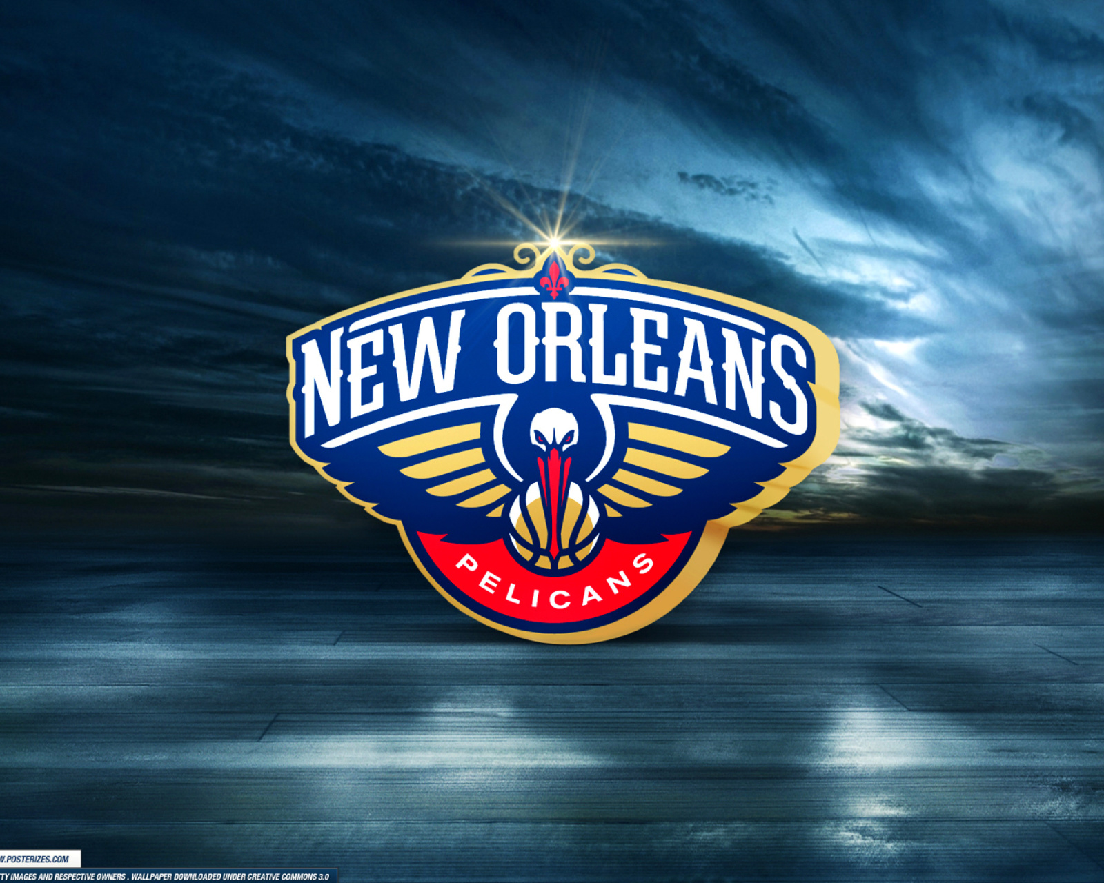 Fondo de pantalla New Orleans Pelicans Logo 1600x1280