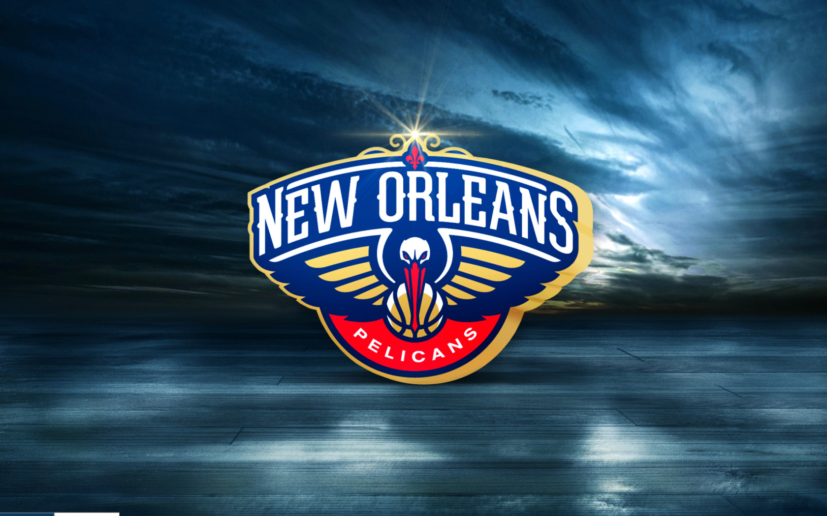 Обои New Orleans Pelicans Logo 1680x1050