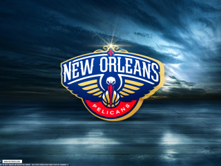 Screenshot №1 pro téma New Orleans Pelicans Logo 320x240