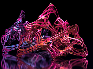 Обои Pink Abstract 320x240