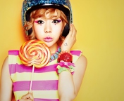 Girls Generation South Korean K-Pop Band wallpaper 176x144