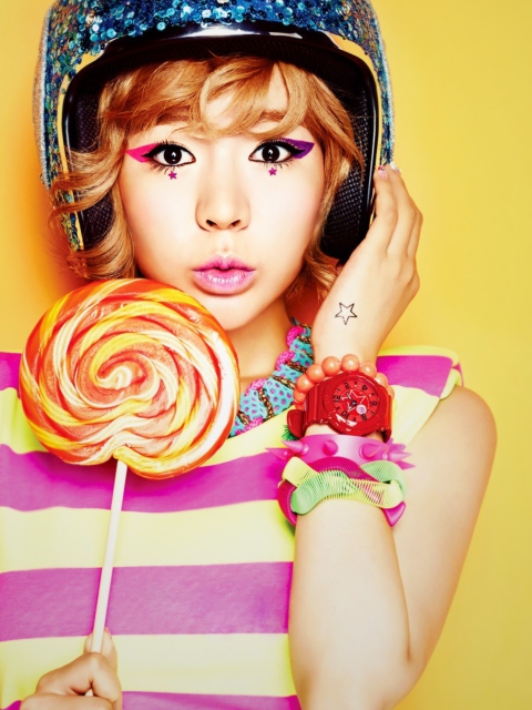 Girls Generation South Korean K-Pop Band wallpaper 480x640