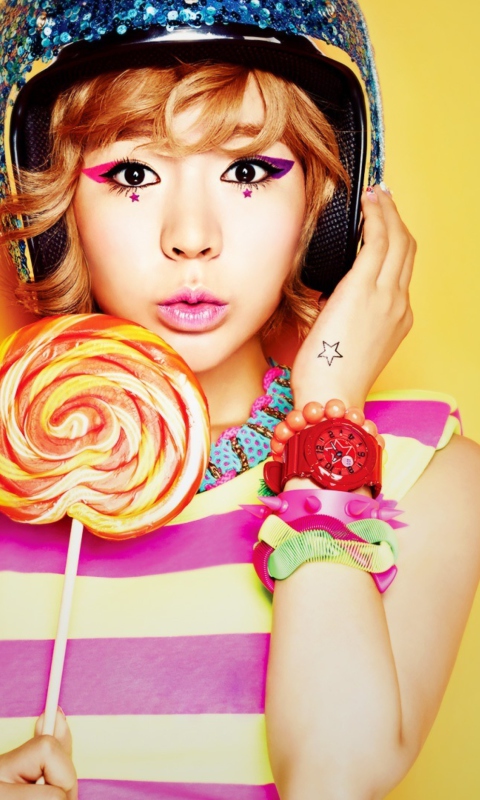 Girls Generation South Korean K-Pop Band wallpaper 480x800