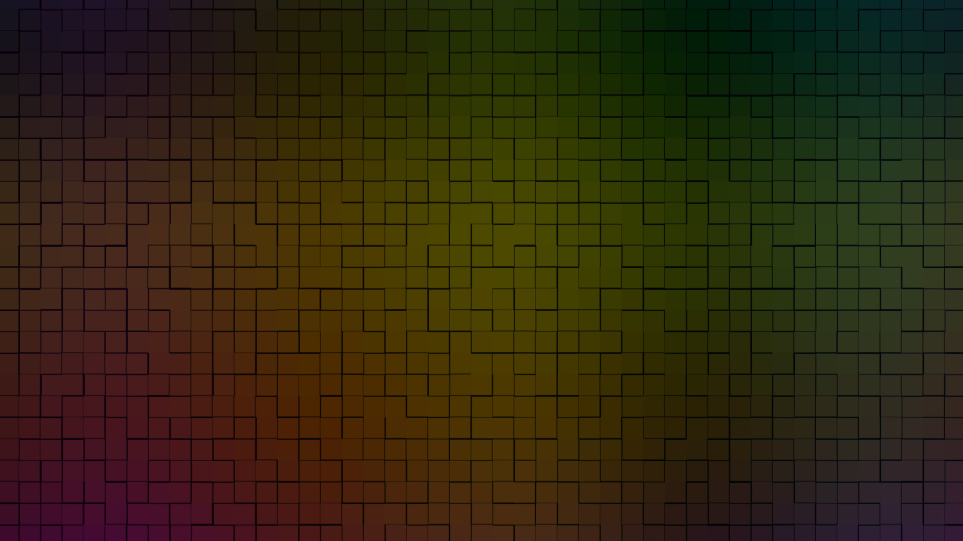 Screenshot №1 pro téma Rainbow Tiles 1366x768