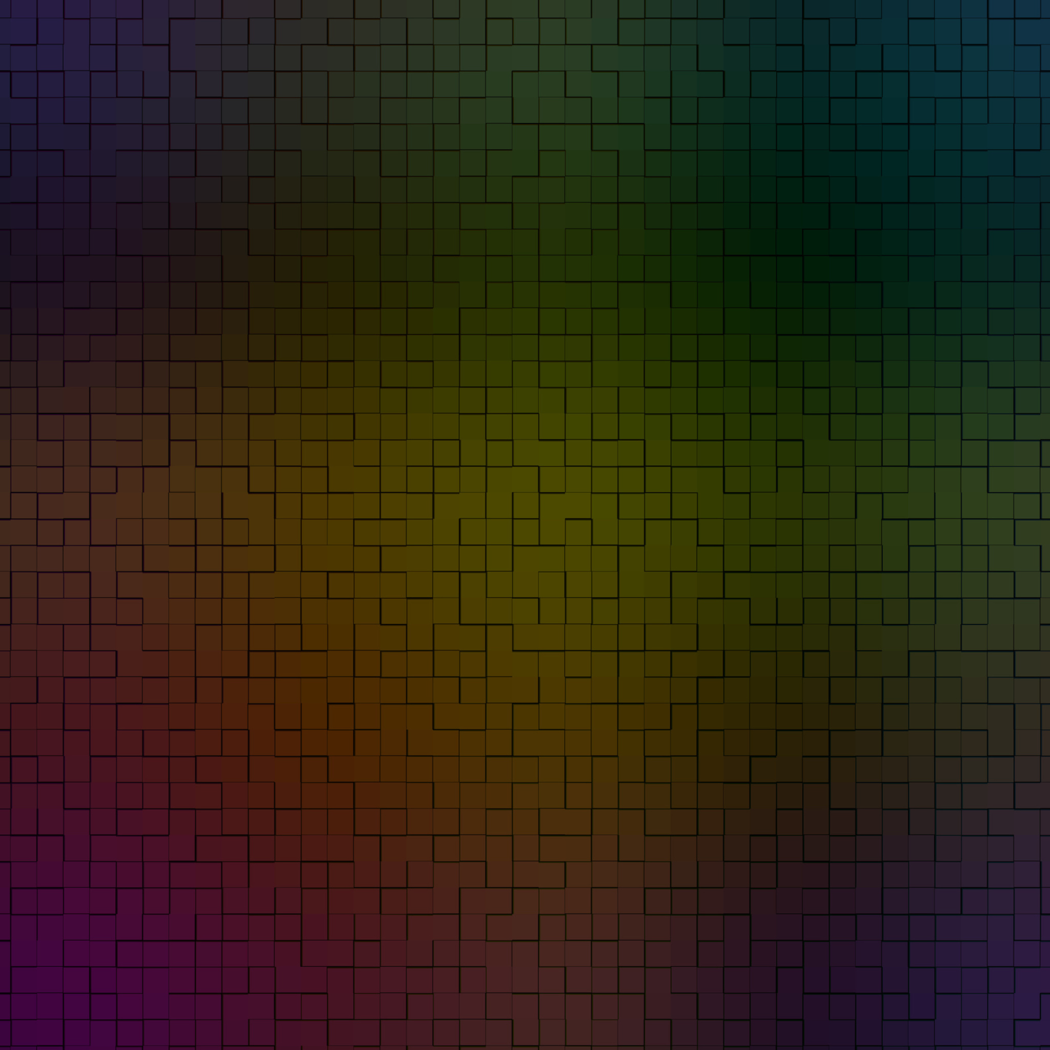 Fondo de pantalla Rainbow Tiles 2048x2048