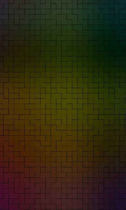Fondo de pantalla Rainbow Tiles 480x800