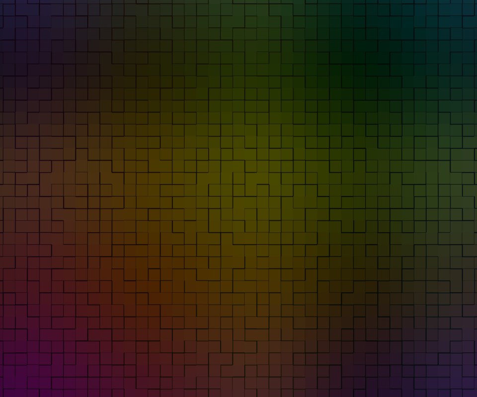Das Rainbow Tiles Wallpaper 960x800