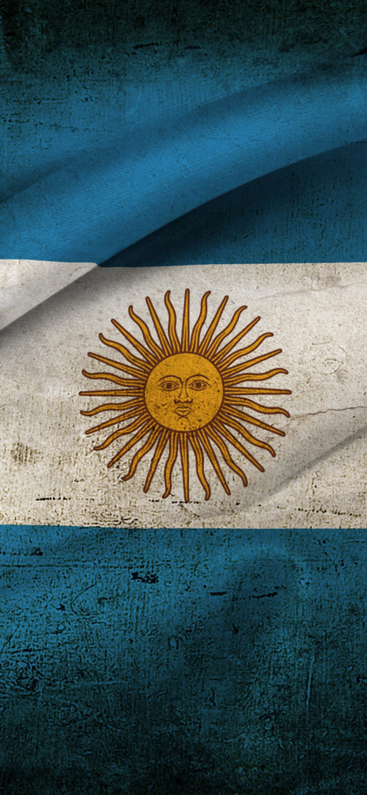 Argentinian Flag wallpaper 1170x2532