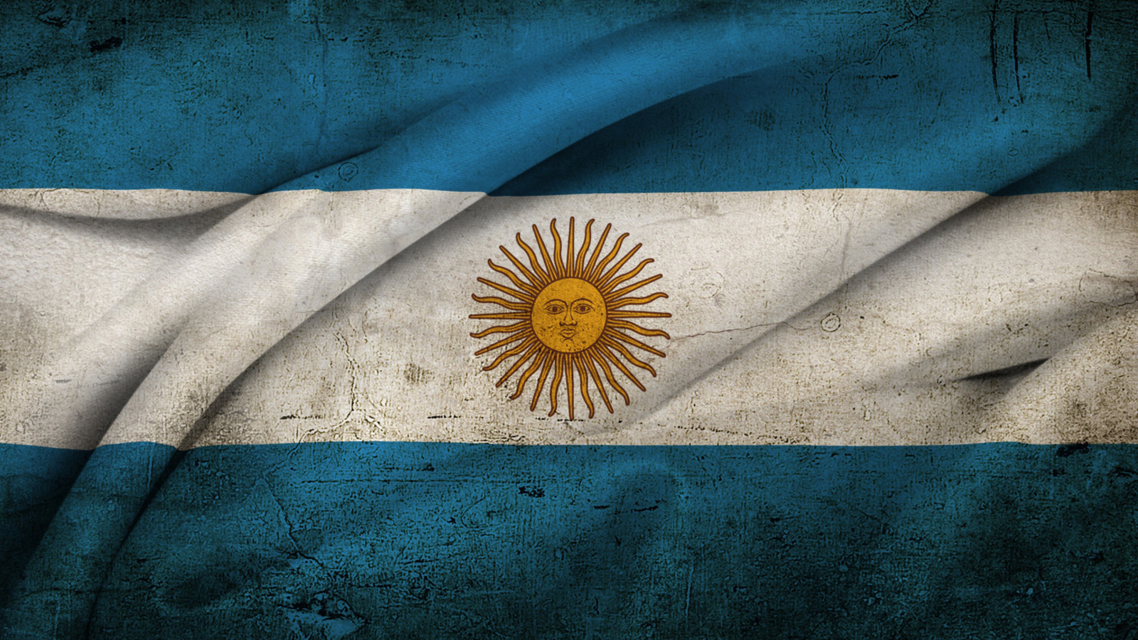 Argentinian Flag wallpaper 1600x900