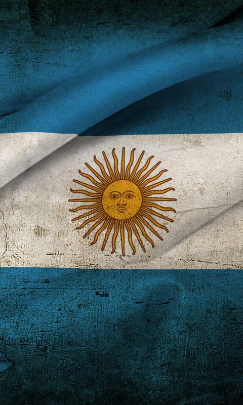 Das Argentinian Flag Wallpaper 480x800