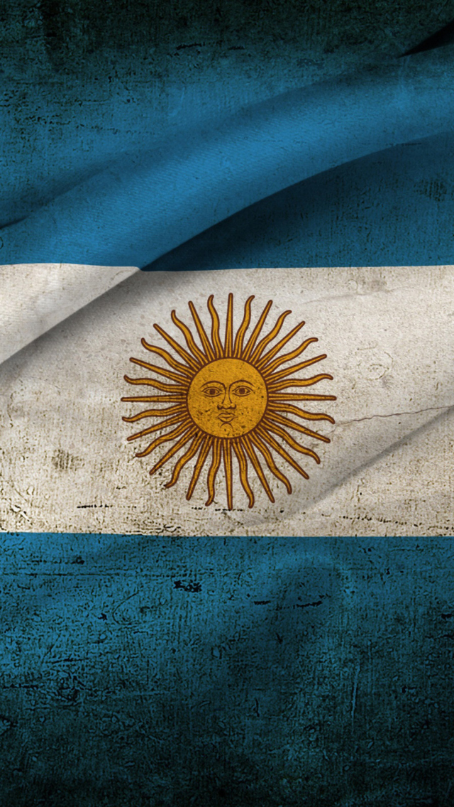 Das Argentinian Flag Wallpaper 640x1136