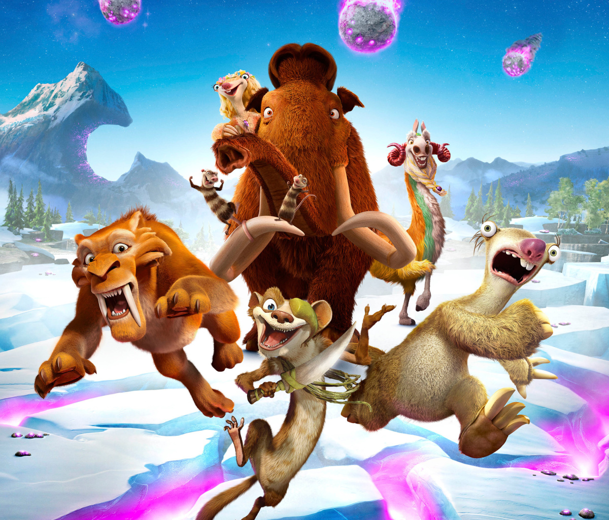 Fondo de pantalla Ice Age Collision Course 1200x1024