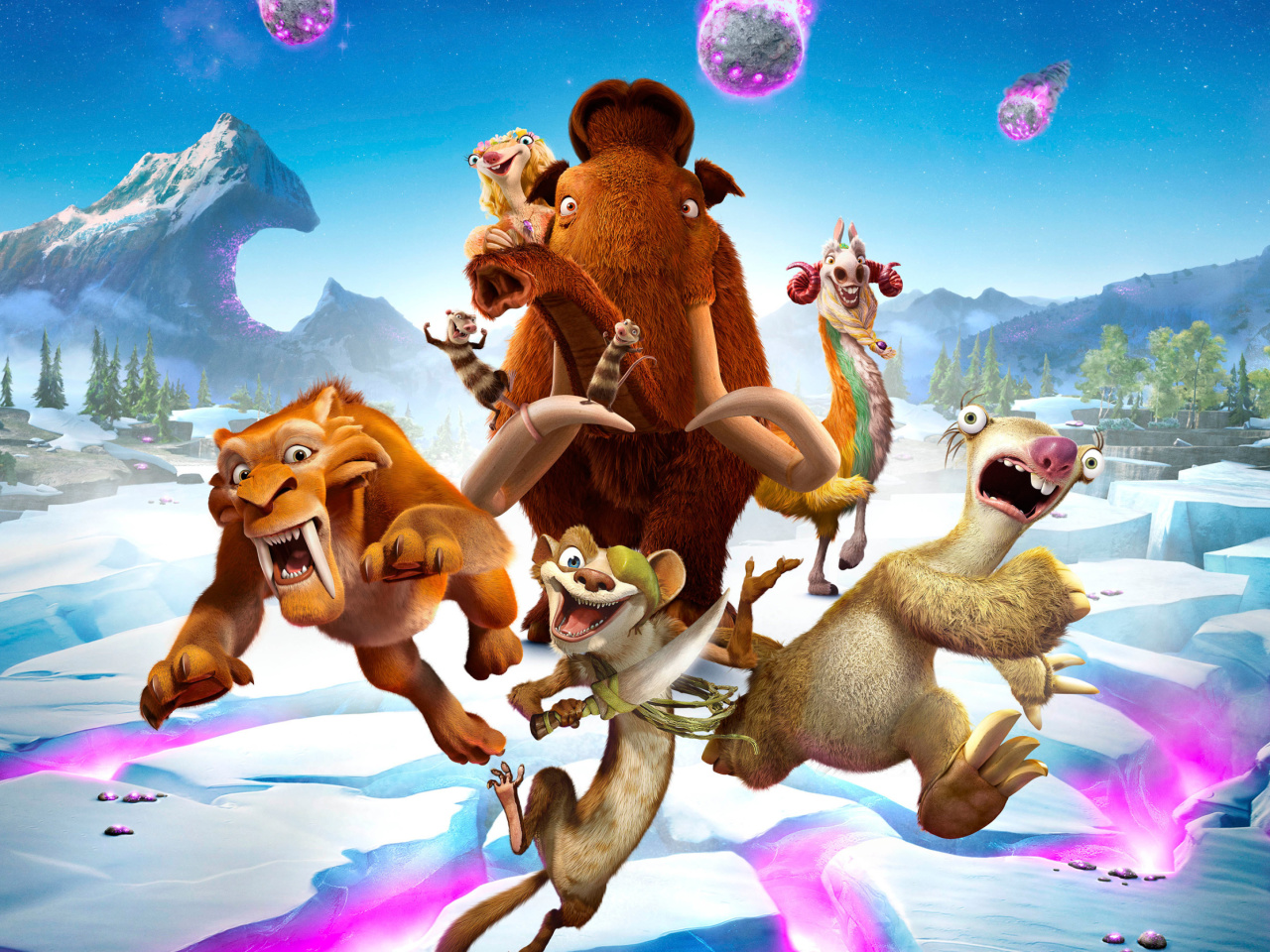 Fondo de pantalla Ice Age Collision Course 1280x960