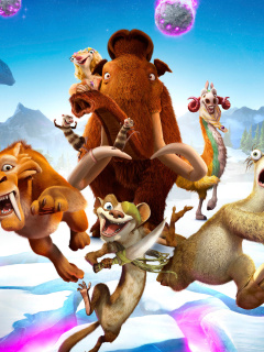 Das Ice Age Collision Course Wallpaper 240x320