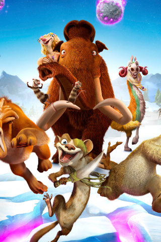 Das Ice Age Collision Course Wallpaper 320x480