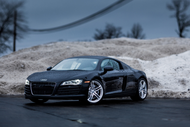 Audi R8 Coupe Matteblack wallpaper