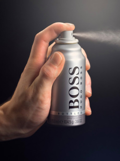 Обои Hugo Boss Perfume 240x320