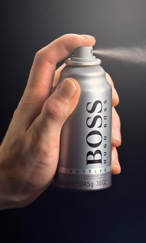 Fondo de pantalla Hugo Boss Perfume 480x800