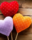 Обои Textile Hearts 128x160