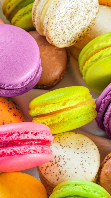 French Macaroon wallpaper 360x640