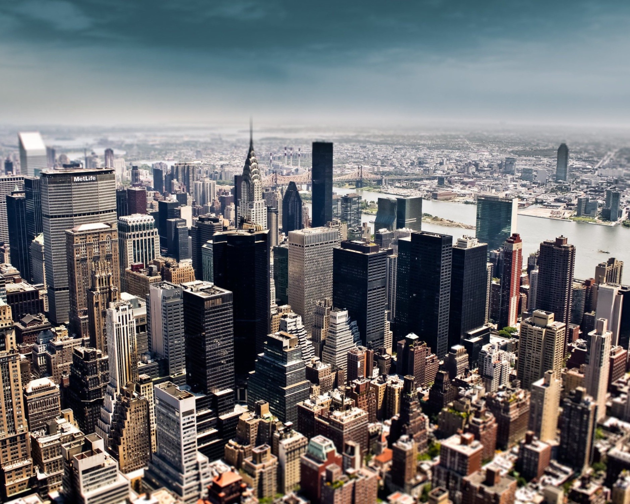 Das New York Skyscrapers Wallpaper 1280x1024