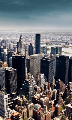 Fondo de pantalla New York Skyscrapers 240x400