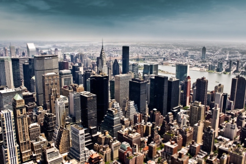 Das New York Skyscrapers Wallpaper 480x320