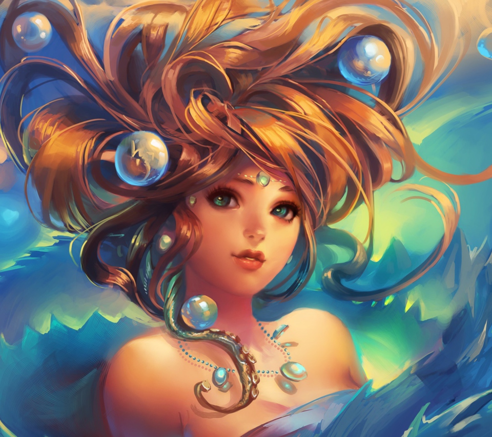 Screenshot №1 pro téma Girl Under Water 960x854