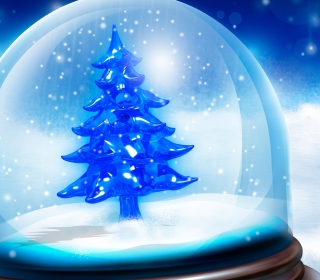 Snowy Christmas Tree - Fondos de pantalla gratis para iPad 2