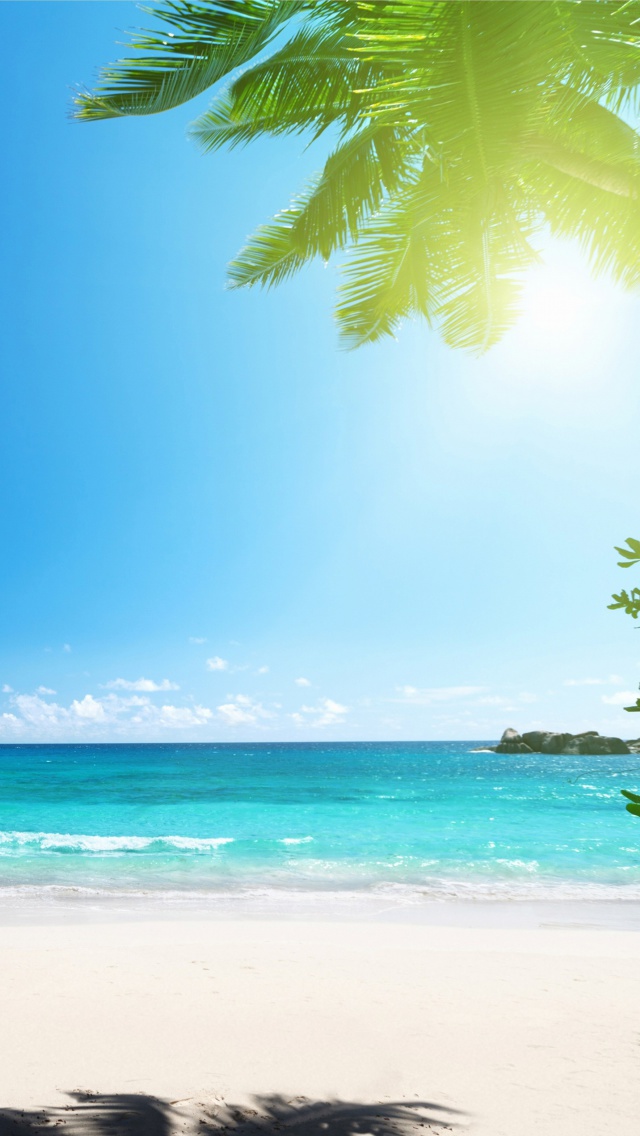 Screenshot №1 pro téma Vacation on Virgin Island 640x1136