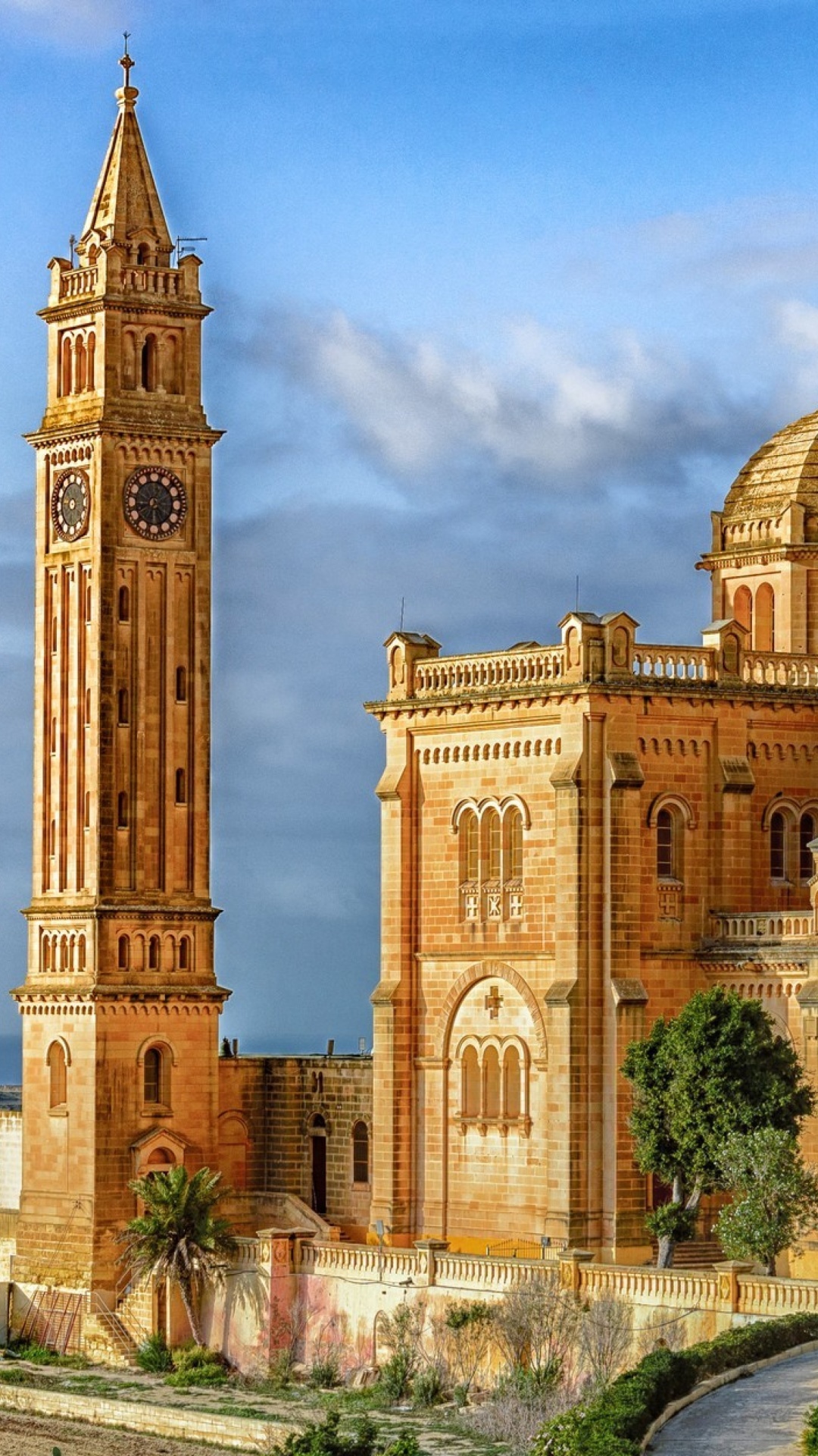 Обои Malta Church 1080x1920